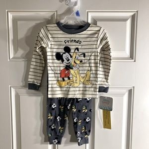 Mickey and Pluto pajamas